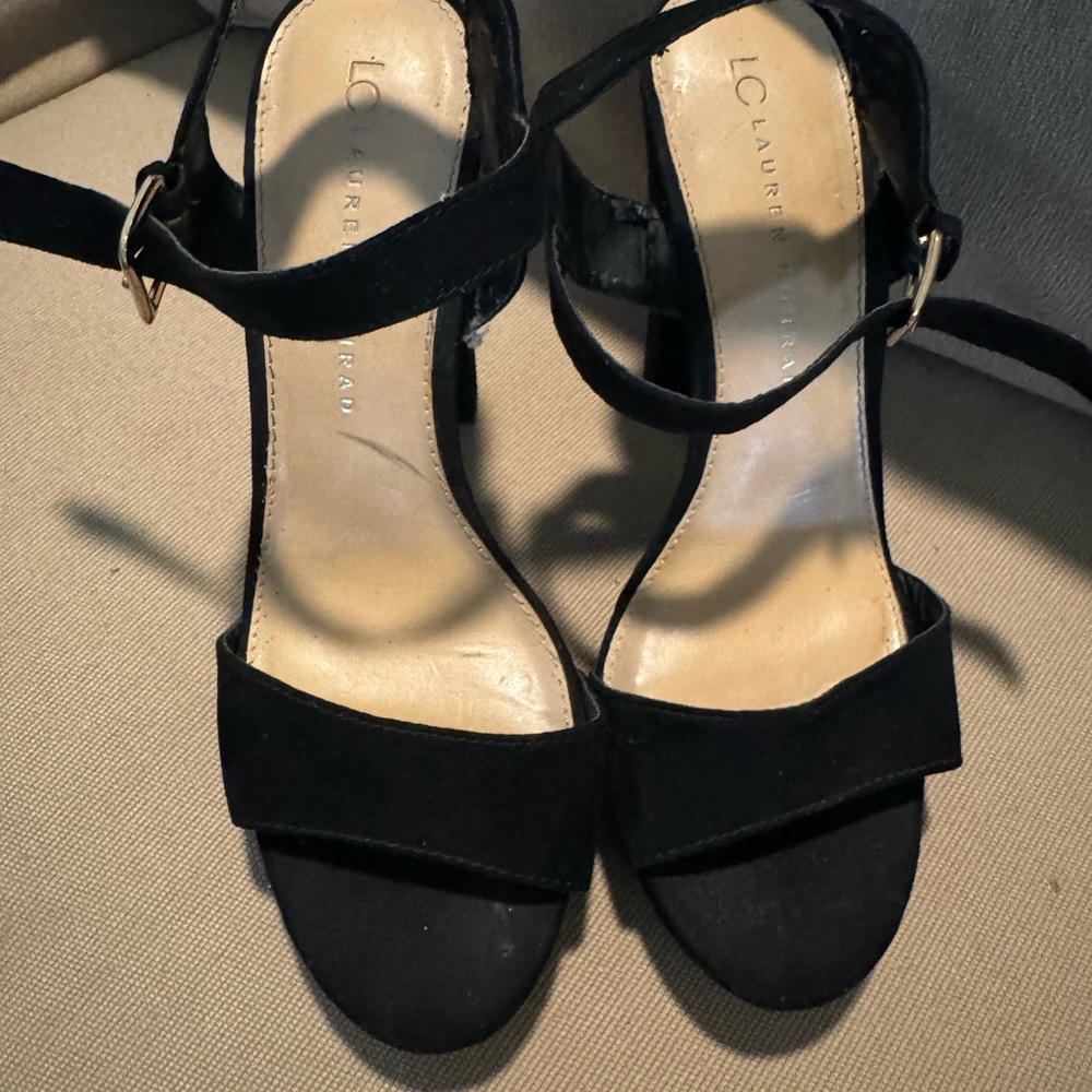 LC Lauren Conrad Black Heels